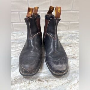 Blundstone Chelsea Boots Made in Australia Brown Leather Size 6